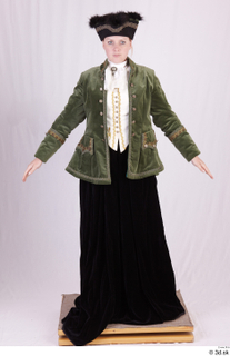  Photos Woman in Historical Dress 96 18th century a poses historical clothing whole body 0001.jpg